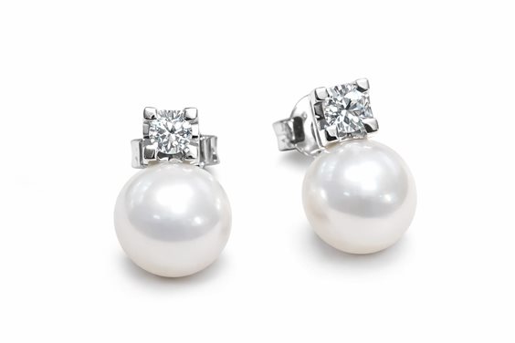 Earrings Idee Preziose dal 1987 Woman in White Gold Perla  Ct IP.OK18B/20P - IP.OK18B/20P